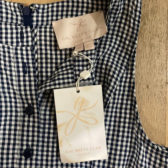 NWT Gal Meets Glam Gingham Dress - Picture 3 of 6